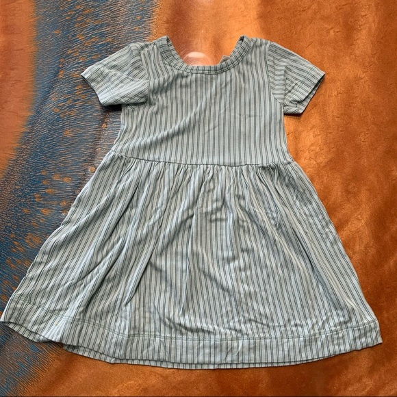 Kate Quinn Bamboo Dress stripe shirt sleeve soft 12-18 months - Picture 5 of 5